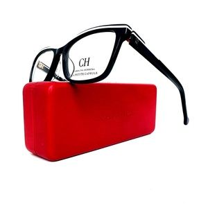 New CAROLINA HERRERA Frames Navy Blue Eyeglasses VHE836K OD82 51-16-135 Women's